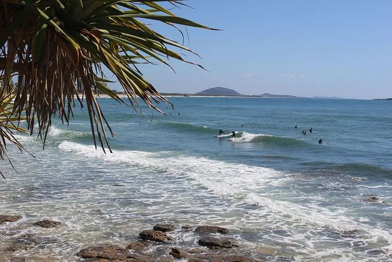 People enjoying the waves at Alexandra Headland — dental clinic in Alexandra Headland, QLD