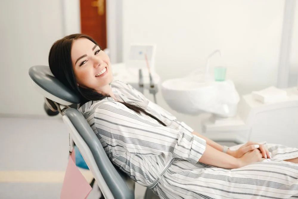 Patient relaxed and smiling after treatment — dental clinic in Buderim, QLD